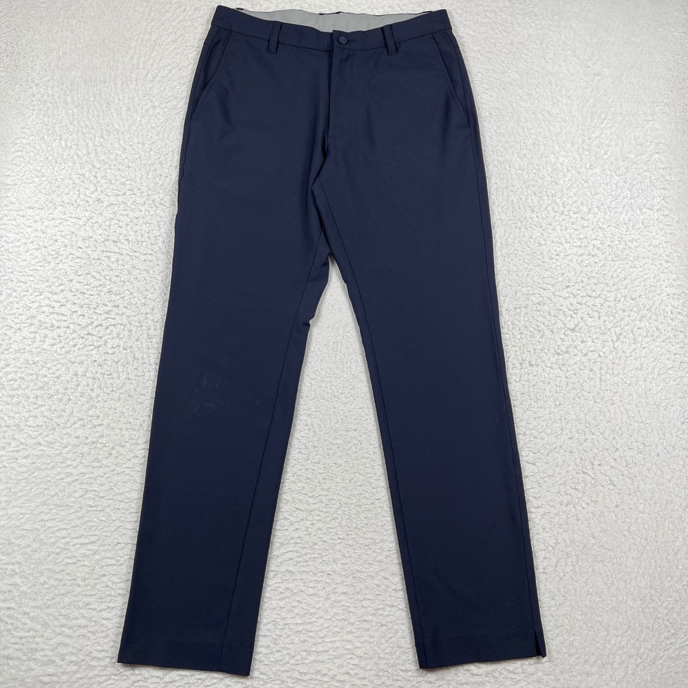 FootJoy Golf Pants Mens 33x32 Navy Blue Performance Stretch Athletic Trousers